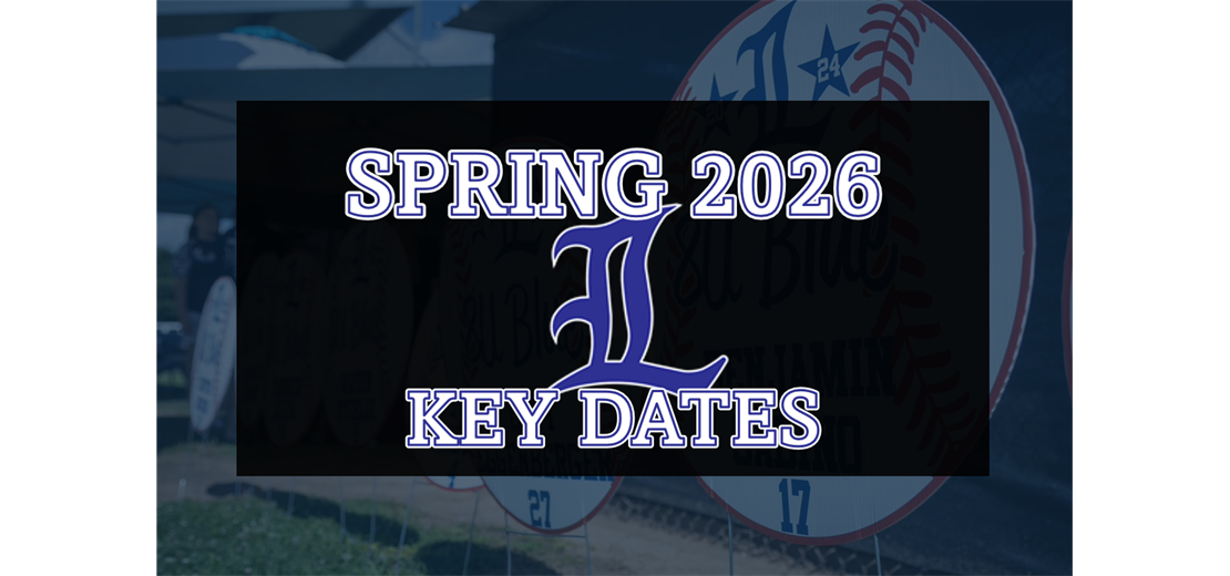 Spring 2026 Key Dates